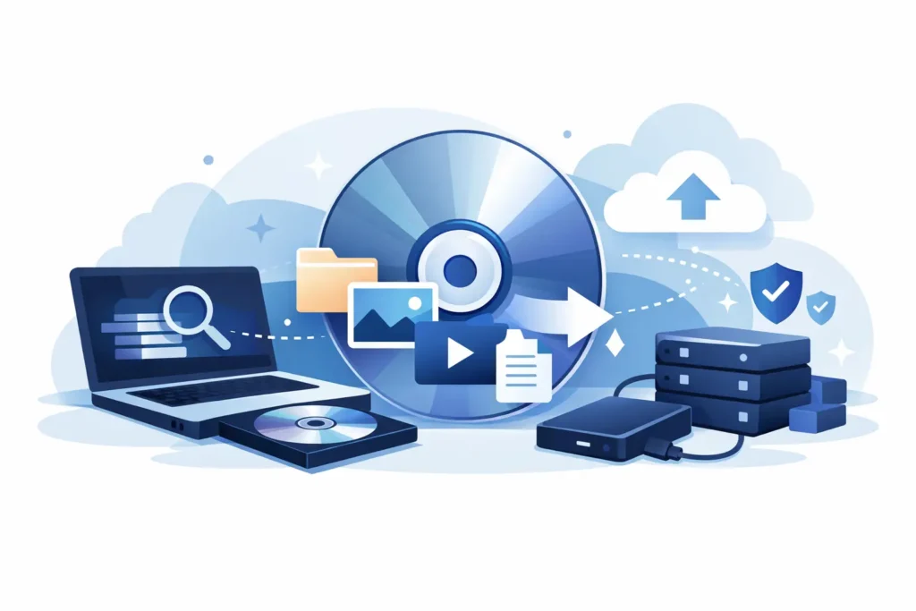 How to recover data from DVD without risk